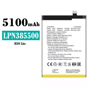 Genuine cell phone battery LPN385500 for Hisense E50 Lite