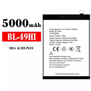 Genuine cell phone battery BL-49HI for itel S23 Plus