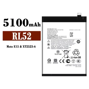 Genuine cell phone battery RL52 for Motorola E15