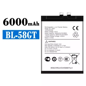 Genuine cell phone battery BL-58GT for Tecno