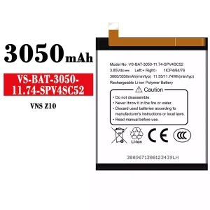 Genuine cell phone battery VS-BAT-3050-11.74-SPV4SC52 for VESTEL VNS Z10