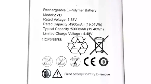 Genuine cell phone battery for SYMPHONY Z70