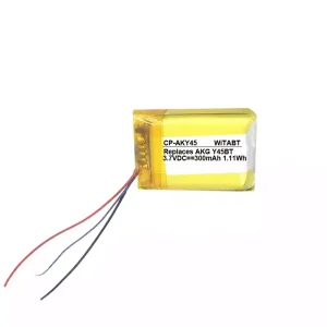Replacement Bluetooth Headphone battery for AKG Y45BT,AEC582030