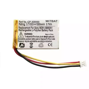 Replacement Bluetooth Headphone battery for Sony WH-CH700N,MDR-XB950N1,SRS-WS1