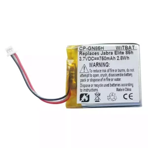 Replacement Bluetooth Headphone battery for Jabra Elite 85h,Jabra Elite 75t,Evolve2 85,PL661935V
