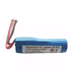 Replacement Bluetooth speaker battery for Logitech UE Roll,UE Roll 2,533-000122