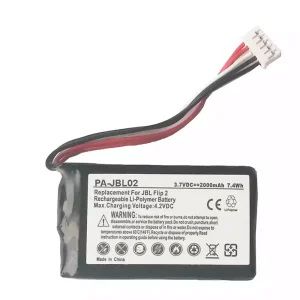 Replacement Bluetooth speaker battery for JBL Flip 2,AEC653055-2P